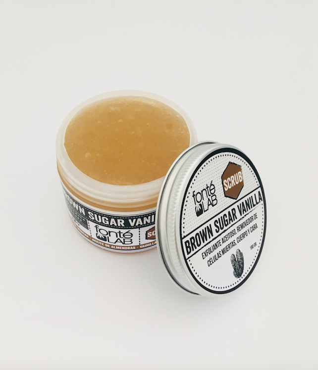 Scrub azúcar morena grano grande