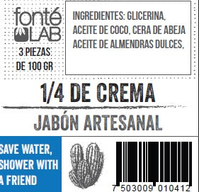 Jabón 1/4 DE CREMA