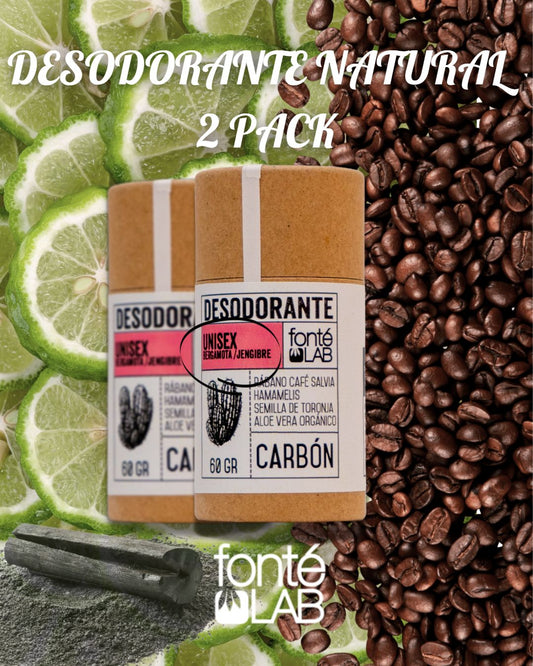 Desodorante Natural 2 Pack