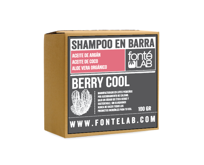 Shampoo en barra Berry Cool