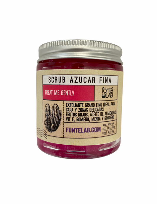 Exfoliante de azúcar grano fino